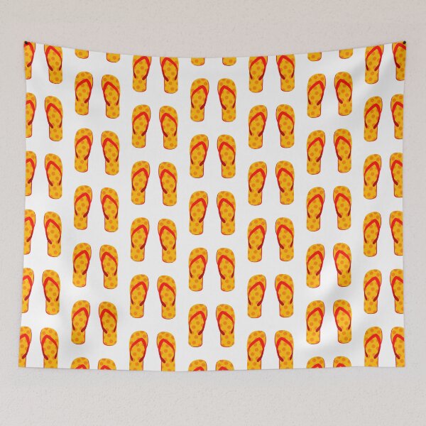 Item preview, colorful flip flops pattern pack designed and sold by stickers-packs.