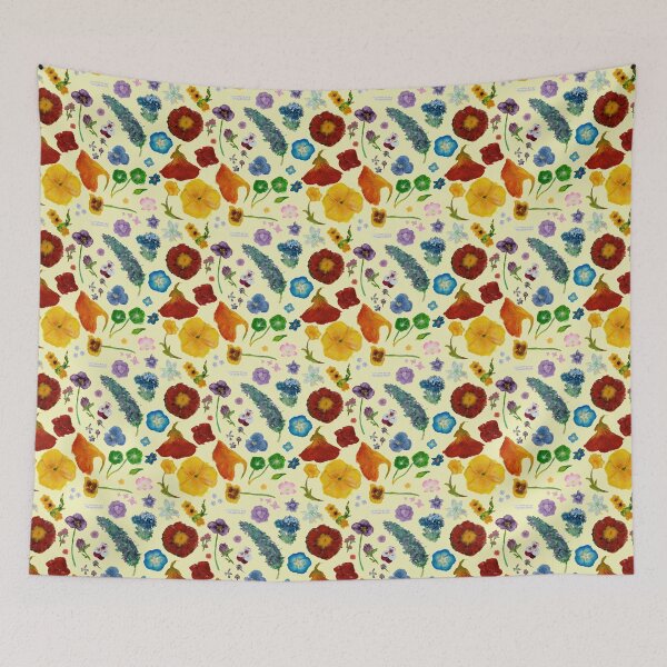 Item preview, Copy of Copy of Colorful Flowers (Feat. Watercress) - Yellow background designed and sold by TimothyLBlanken.