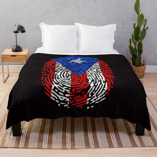 Item preview, Puerto Rico Finger Print Flag, Puerto Rican Flag designed and sold by Carlostshirts.