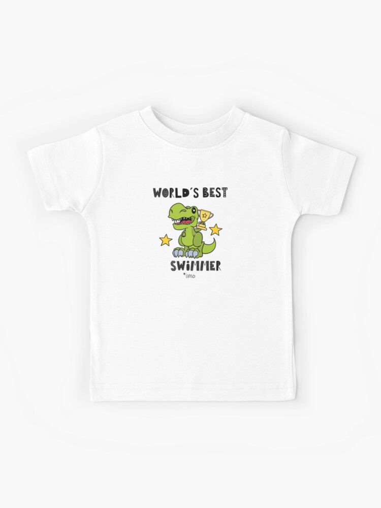 Funny Swimmer Kids T-Shirts for Sale