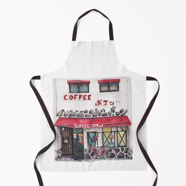 Item preview, Watercolor - Japanese coffee shop designed and sold by Karolien Kenis.