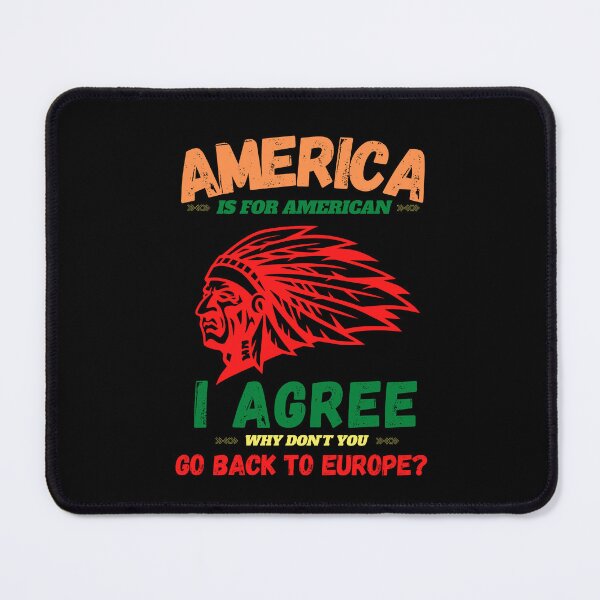 Item preview, Sioux Chief Asks whose America Is It? designed and sold by Goliardika-Shop.