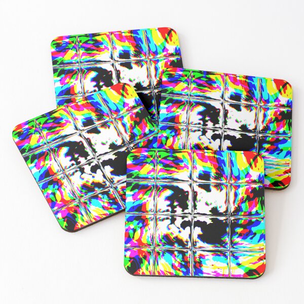 Item preview, Rave Glitch Tiles designed and sold by BigTexFunkadelic.