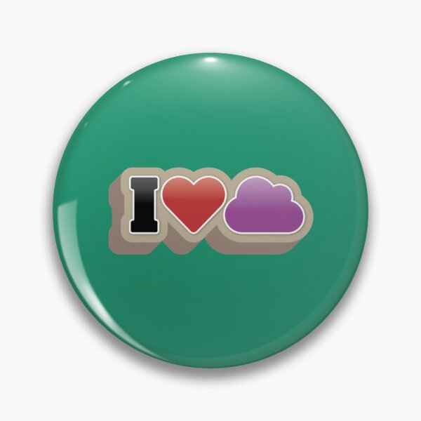Item preview, I Love the Cloud - Azure Purple   designed and sold by bestskins17.