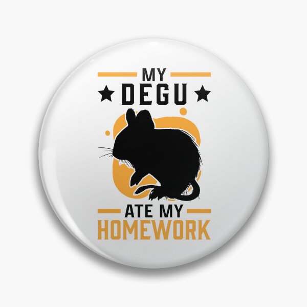 Item preview, Degu homework Chilean rodent degu designed and sold by madgrfx.