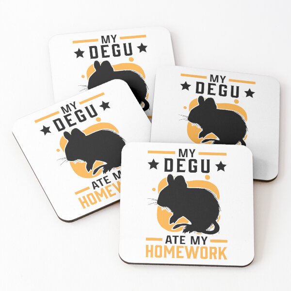 Item preview, Degu homework Chilean rodent degu designed and sold by madgrfx.