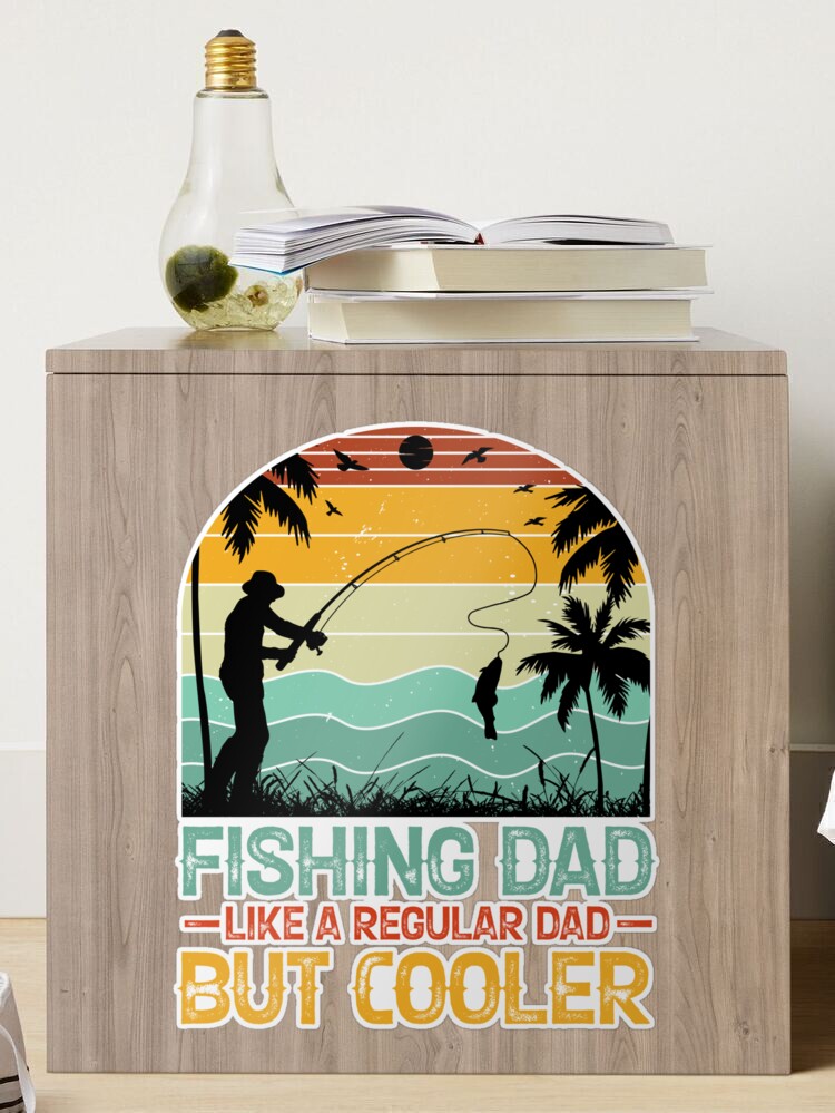 Like A Regular Dad But Cooler Shirt for Men, Dad Fishing Shirts, Dad  Fishing Birthday Gifts, Dad Fish Tshirts, Dad Fisherman Christmas Gift from  Kids