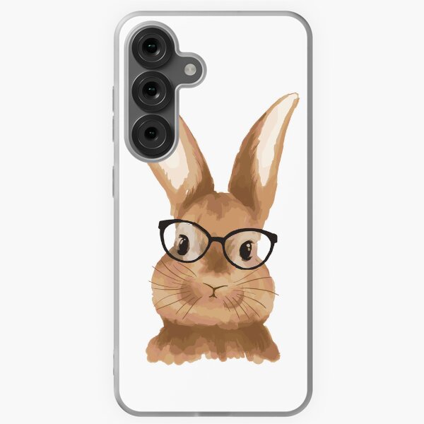 Item preview, Hipster bunny with glasses designed and sold by LuLa14.