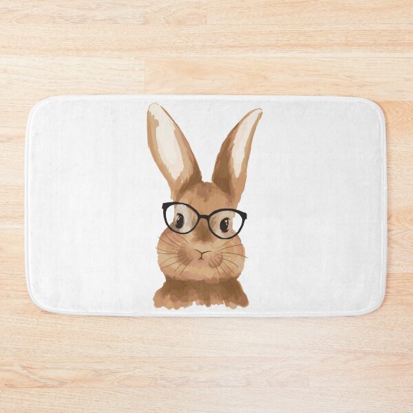 Item preview, Hipster bunny with glasses designed and sold by LuLa14.
