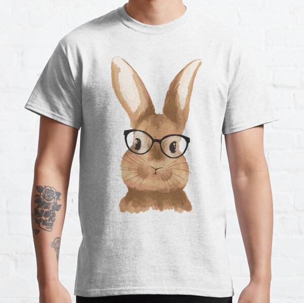 Item preview, Hipster bunny with glasses designed and sold by LuLa14.