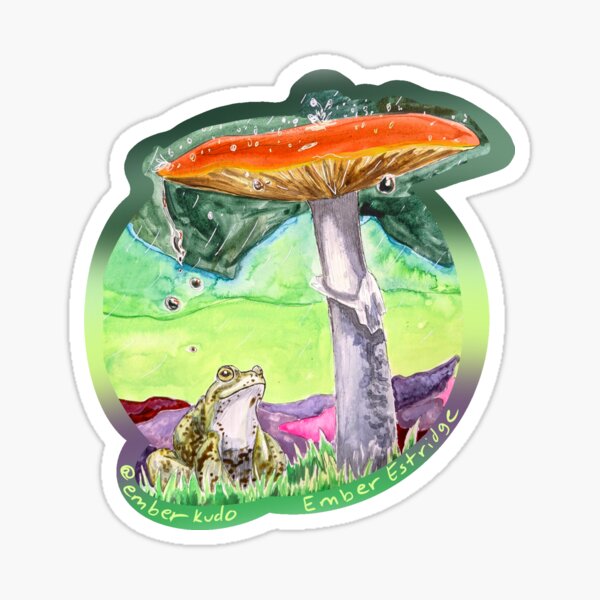 Toads and Toadstools Sticker