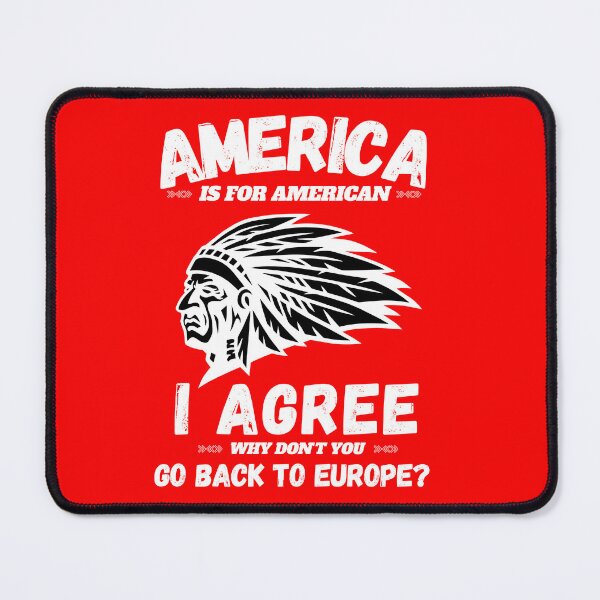 Item preview, The Indian chief has clear ideas for resolving America's ownership issue designed and sold by Goliardika-Shop.
