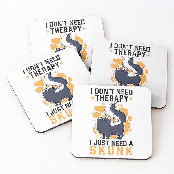 Item preview, skunk no therapy skunk badger skunk designed and sold by madgrfx.