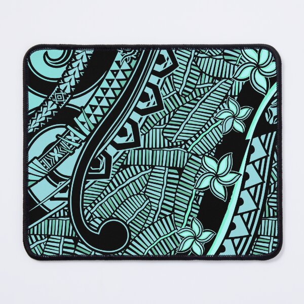 Item preview, Samoan - Polynesian - Hawaiian Ocean Blue Tribal Artboard 2051 designed and sold by sunnthreads.