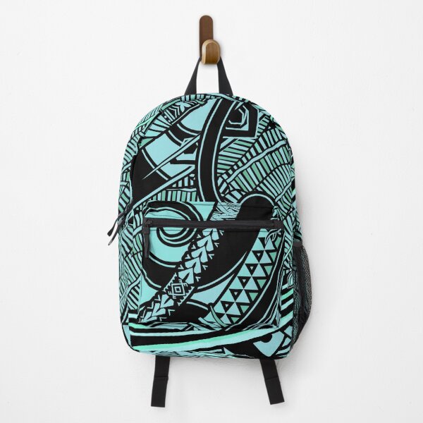 Item preview, Samoan - Polynesian - Hawaiian Ocean Blue Tribal Artboard 2051 designed and sold by sunnthreads.