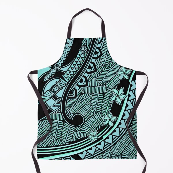 Item preview, Samoan - Polynesian - Hawaiian Ocean Blue Tribal Artboard 2051 designed and sold by sunnthreads.
