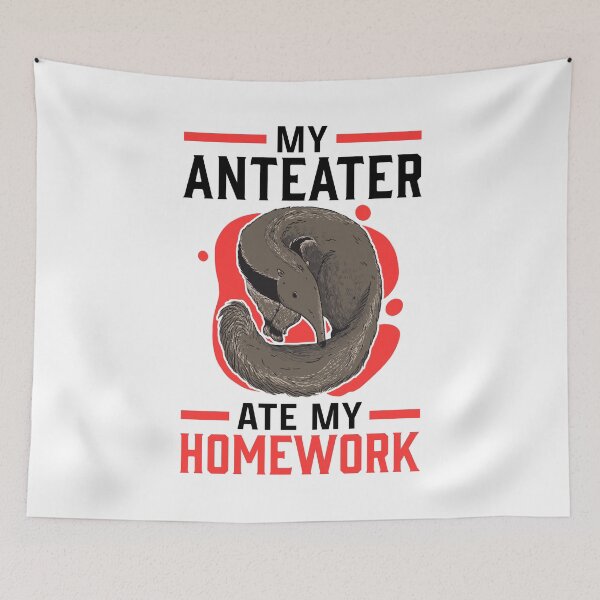 Item preview, Anteater homework eaten anteater designed and sold by madgrfx.