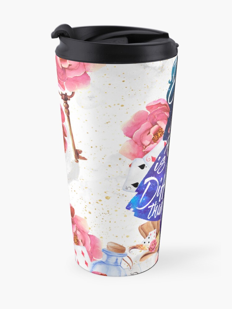 Alternate view of Alice - I'm Not Crazy Travel Coffee Mug