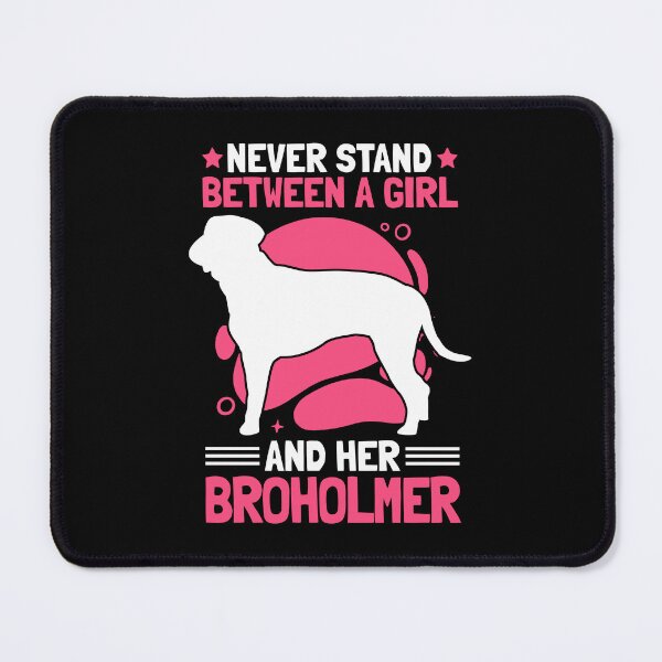 Item preview, Girl with Broholmer Old Danish Dog designed and sold by madgrfx.
