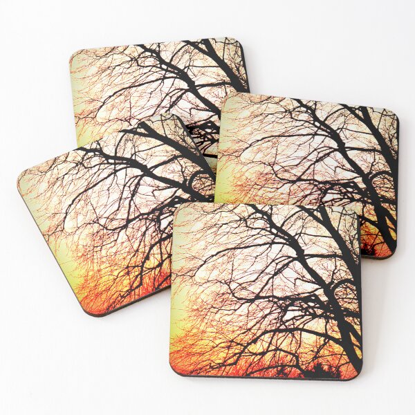 Item preview, Tree silhouettes at sunset designed and sold by angel1.