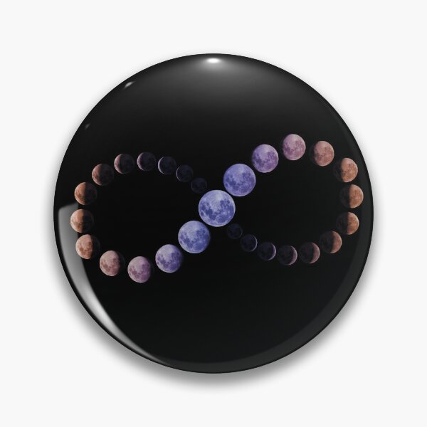Item preview, Blue Moon Glow Phases National Moon Day designed and sold by GraphismNinja.