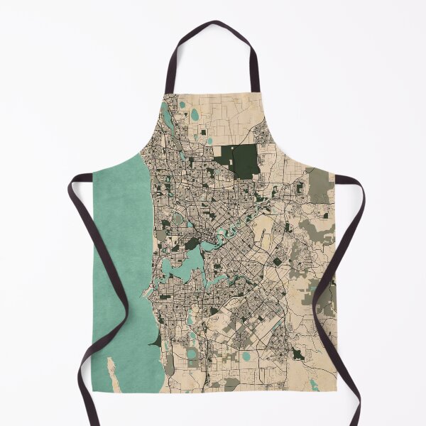 Artikelvorschau, Perth Stadtplan von Australien - Vintage entworfen und verkauft von deMAP.