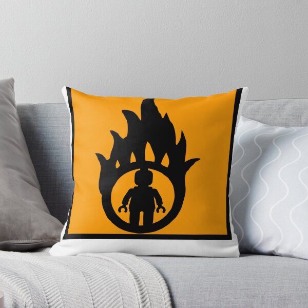 Item preview, MINIFIG IN FLAME LOGO designed and sold by ChilleeW.