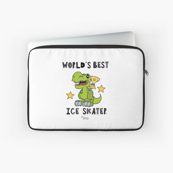 Item preview, Worlds Best Ice Skater, Skating, Funny, Humor, Dinosaur, T Rex, Tyrannosaurus, Animal, World Greatest, Dino, Sports designed and sold by iHeartDinosaurs.