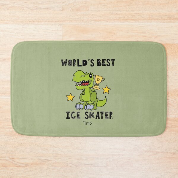 Item preview, Worlds Best Ice Skater, Skating, Funny, Humor, Dinosaur, T Rex, Tyrannosaurus, Animal, World Greatest, Dino, Sports designed and sold by iHeartDinosaurs.