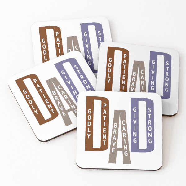 Item preview, Christian Dad Gift, Abstract Letters, Religious Fathers Day  designed and sold by Angela Dow.