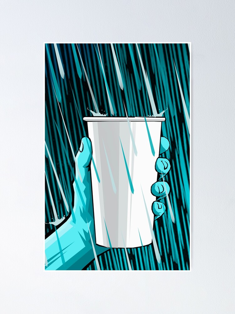 "Deluge in a paper cup" Poster by TheHawksAerie Redbubble