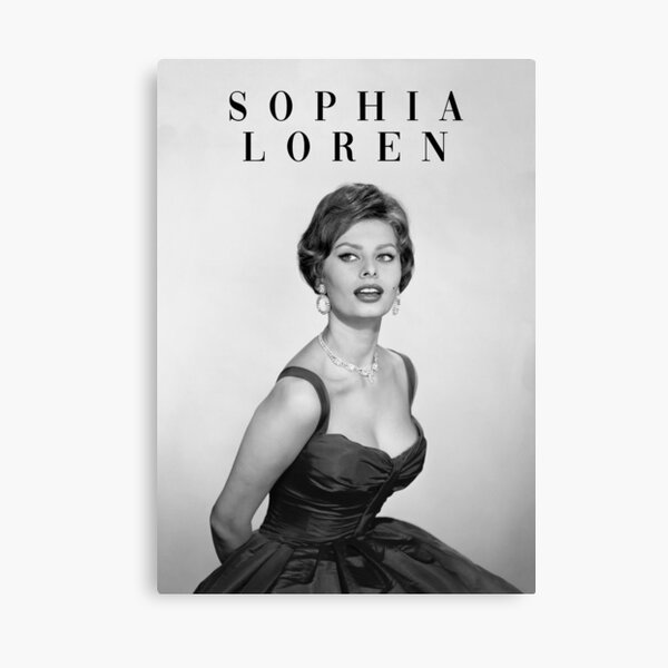 "sophia loren poster" Canvas Print for Sale by livilll Redbubble