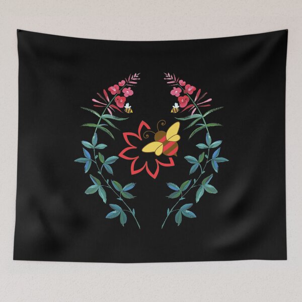 Item preview,  bee flowers designed and sold by Sunrise-Art.