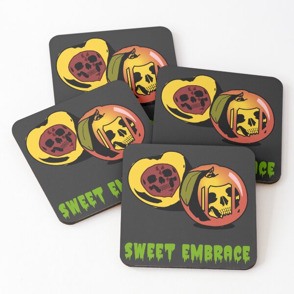 Item preview, Sweet embrace of fruit, skull in apple. designed and sold by MindBlownWill.