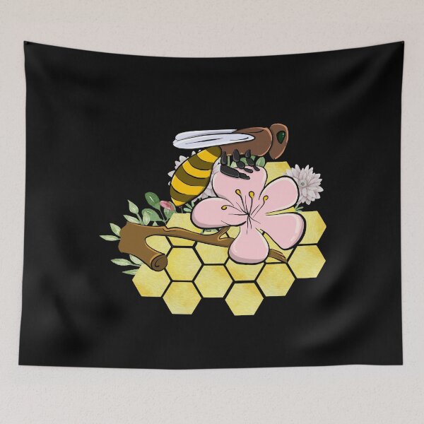 Item preview, Bee flowers designed and sold by Sunrise-Art.