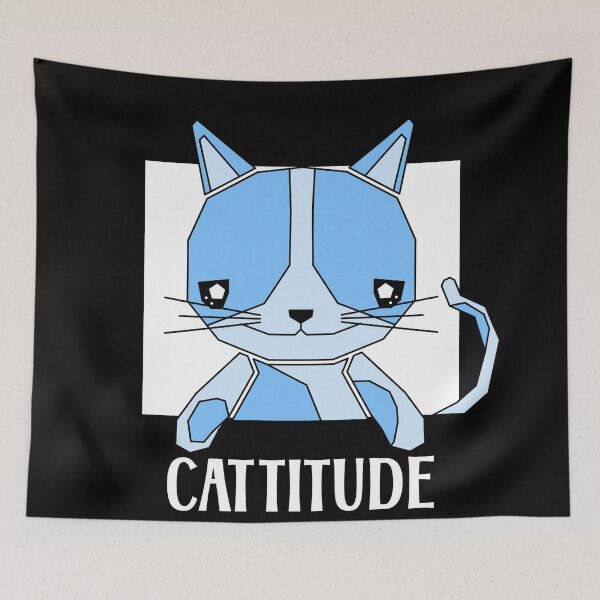 Item preview, CATTITUDE, CAT ATTITUDE designed and sold by the Zarock Shop.