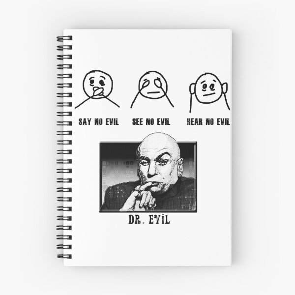 Item preview, Say No Evil See No Evil Hear No Evil Dr. Evil designed and sold by michaelde4e.