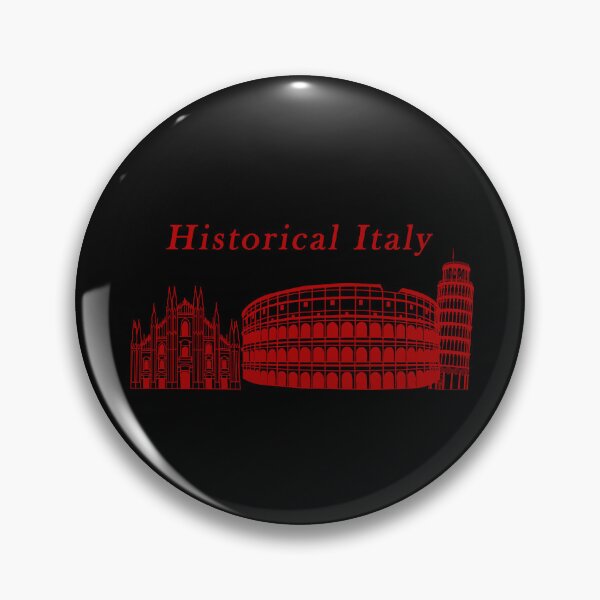 Item preview, Italy, Milan Cathedral, Rome Colosseum, Leaning Tower of Pisa, red designed and sold by CreaVisArt.