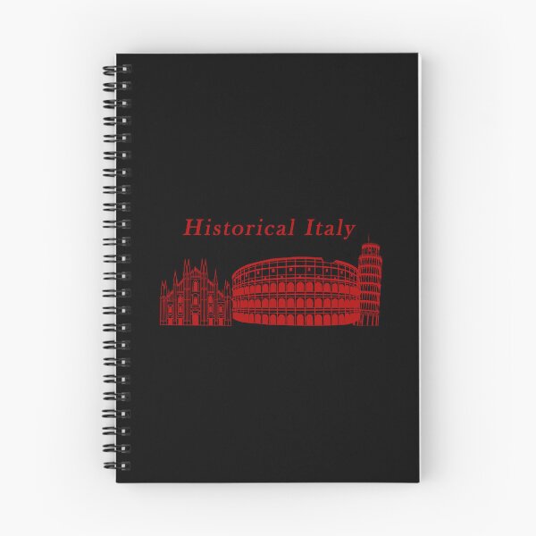 Item preview, Italy, Milan Cathedral, Rome Colosseum, Leaning Tower of Pisa, red designed and sold by CreaVisArt.
