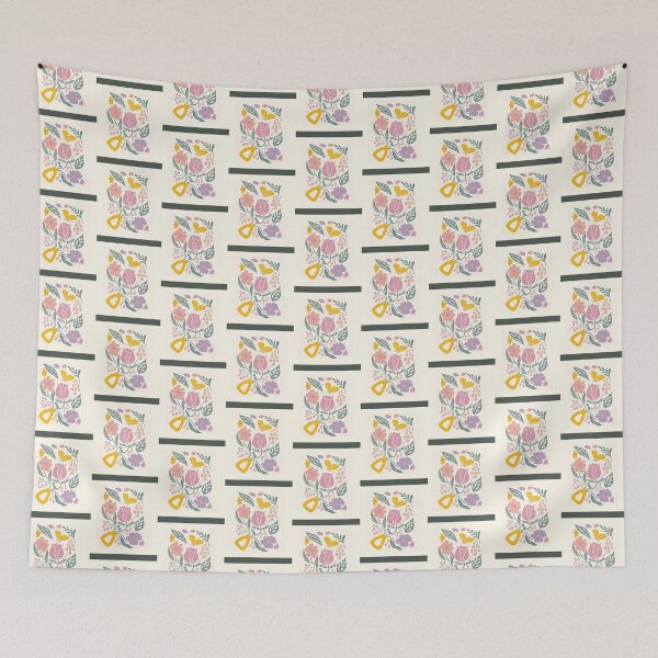Item preview, Fleur et Plantes Danish Pastel Sleeveless Top designed and sold by strawberryds.