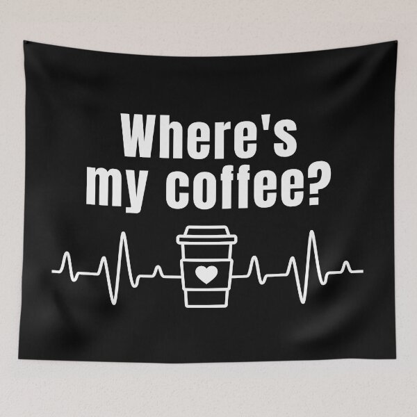 Item preview, Where's My Coffee designed and sold by BronikowskiART.