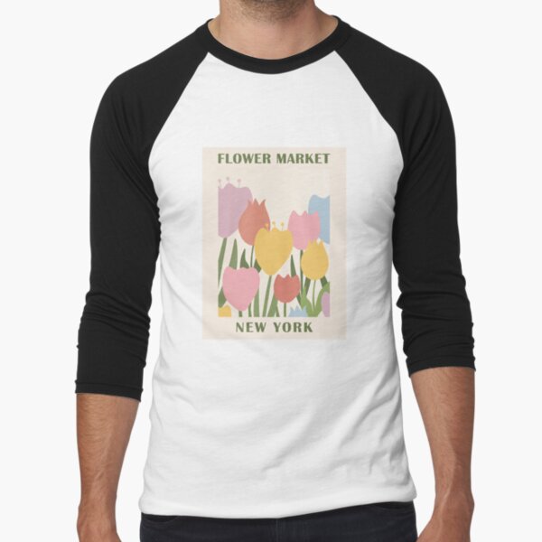 New York Market Long Sleeve T-Shirt