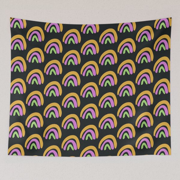Item preview, Purple Orange and Green Rainbow   designed and sold by strawberryds.