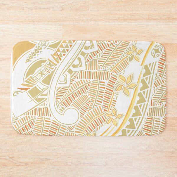 Item preview, Samoan - Polynesian - Hawaiian Palm Blades Golden Sunsets Tribal 2052 designed and sold by sunnthreads.