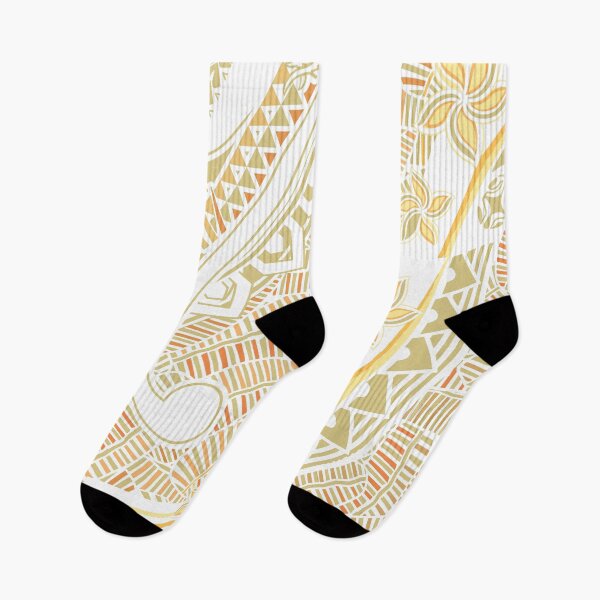 Item preview, Samoan - Polynesian - Hawaiian Palm Blades Golden Sunsets Tribal 2052 designed and sold by sunnthreads.