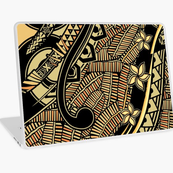 Item preview, Samoan - Polynesian - Hawaiian Palm Blades Of Golden Sunset Tribal 2053 designed and sold by sunnthreads.