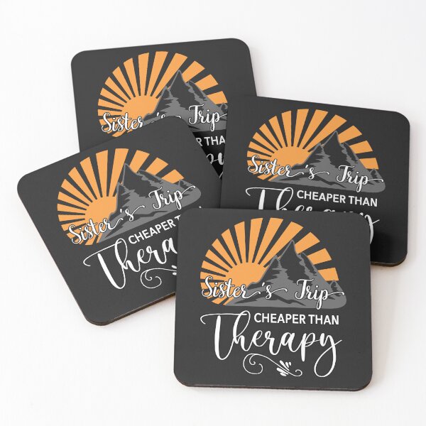Item preview, Sister's Trip - Cheaper Than Therapy - Mothers Day Gift, Matching Gift for Sisters, Squad goals, Bachelorette Party Gift, Matching Vacation Gift for Sisters designed and sold by zicutza.