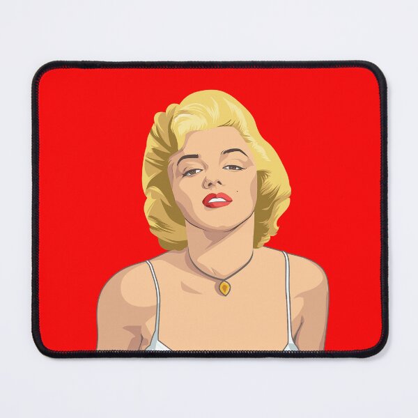 Item preview, Marilyn Monroe, Classic Hollywood, White Dress with a Red Background designed and sold by JWDesignInk.
