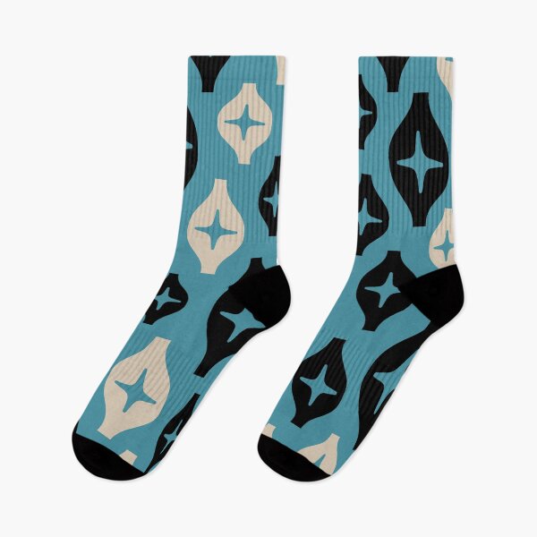 Artikelvorschau, Floating Lanterns Pattern Black Cyan Blue and Beige entworfen und verkauft von tonymagnerart.