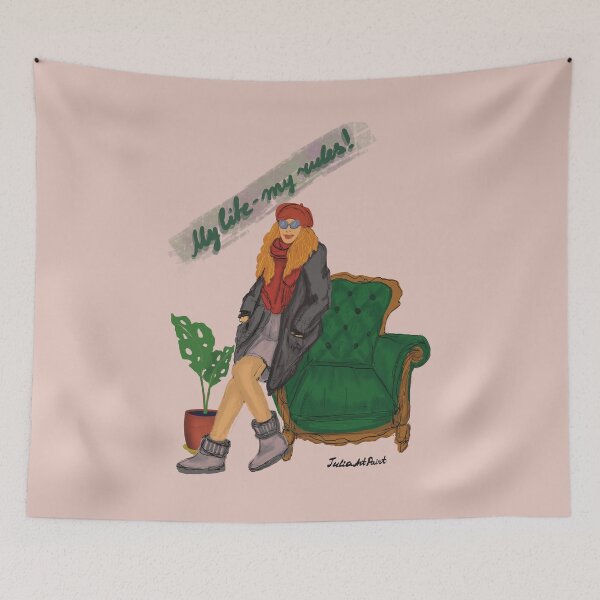 Item preview, My life-my rules designed and sold by Julia's Print Studio .